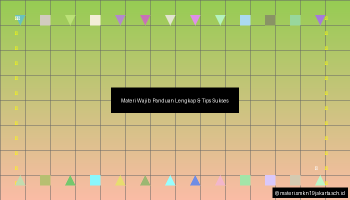 Materi Wajib: Panduan Lengkap & Tips Sukses