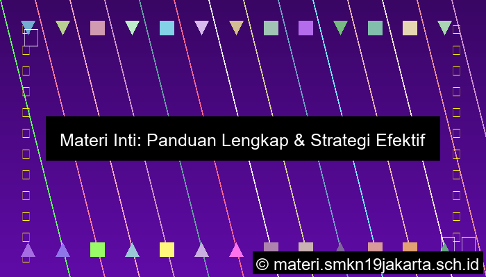 Materi Inti
