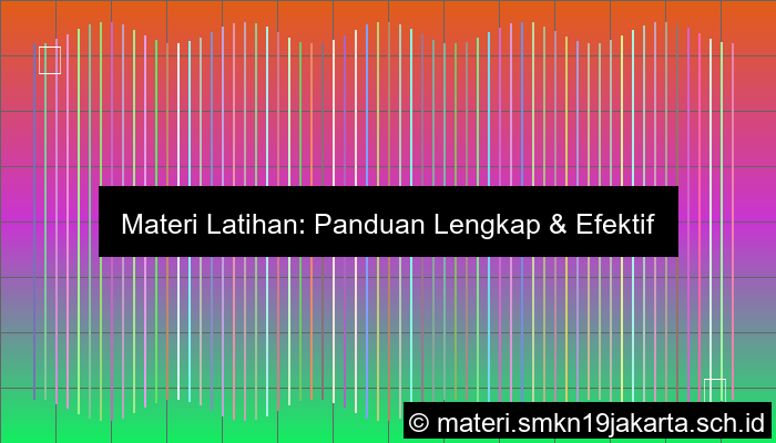 Materi Latihan