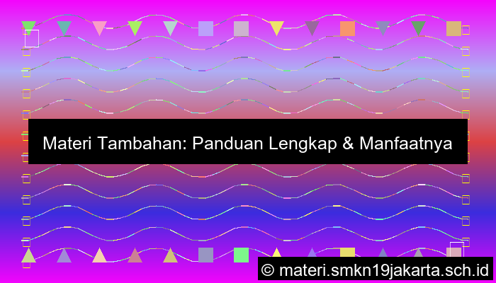 Materi Tambahan